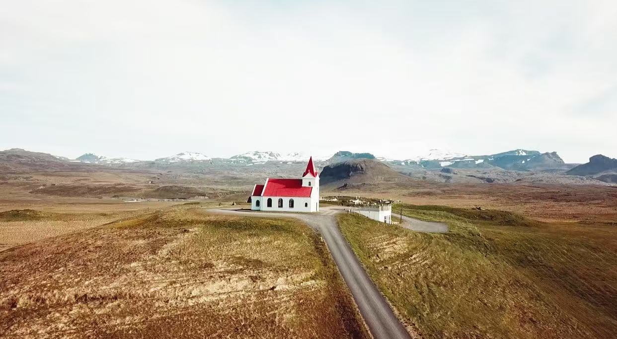 Church landscape photography